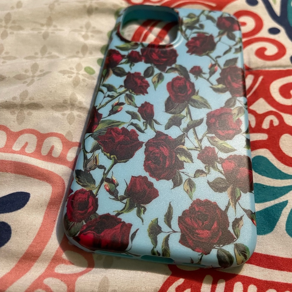 Velvet Caviar red rose case